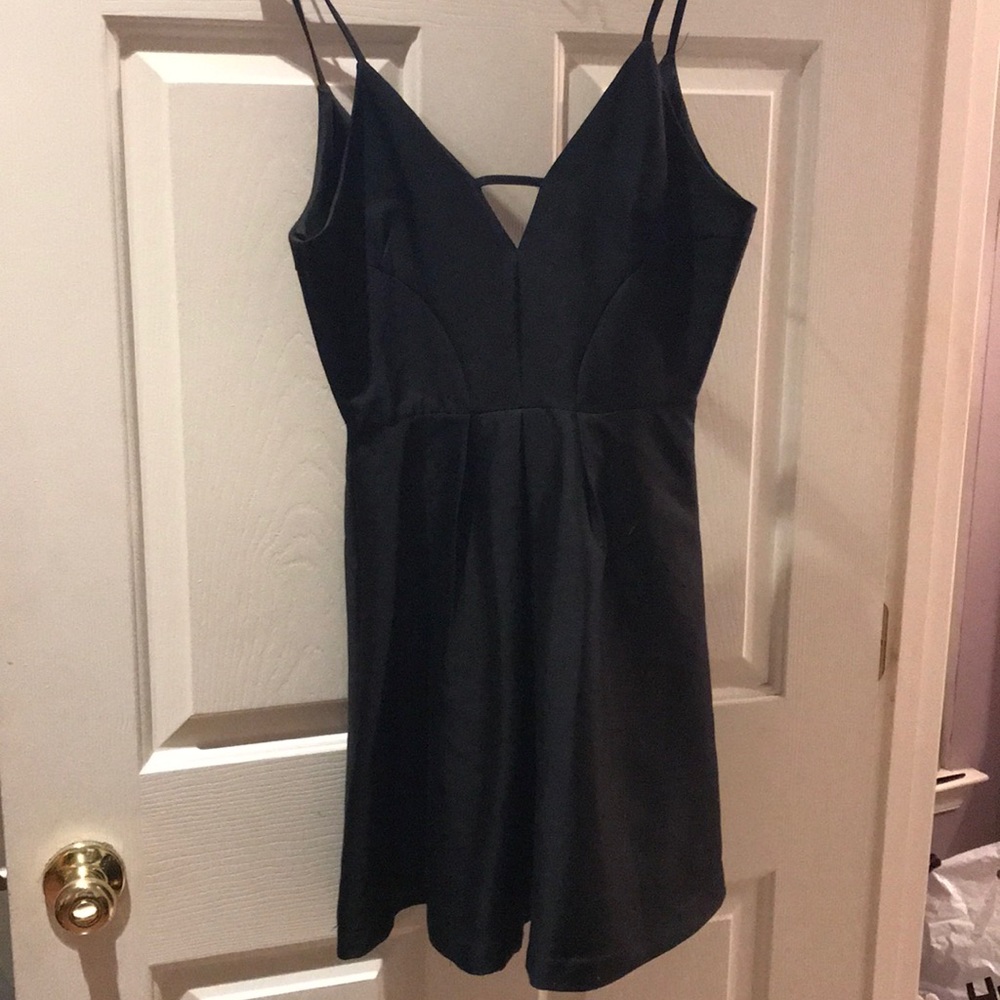 Formal Black Mini Dress